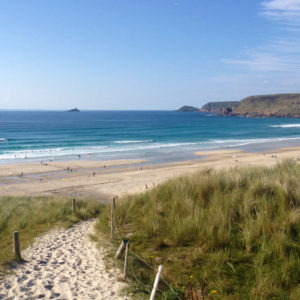 beach path Sennen Cove